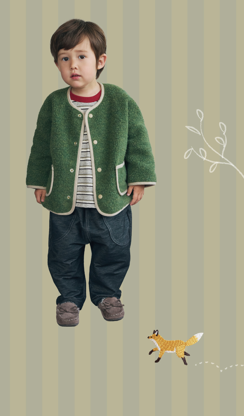 Hoppetta ベビー服 2026秋冬コレクション スタイリング04