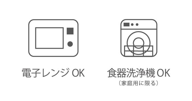 電子レンジ・食洗機可能