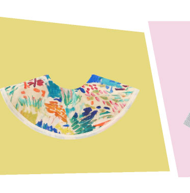 matisse アンリ・マティス ベビー服　スタイ　コリウールの風景