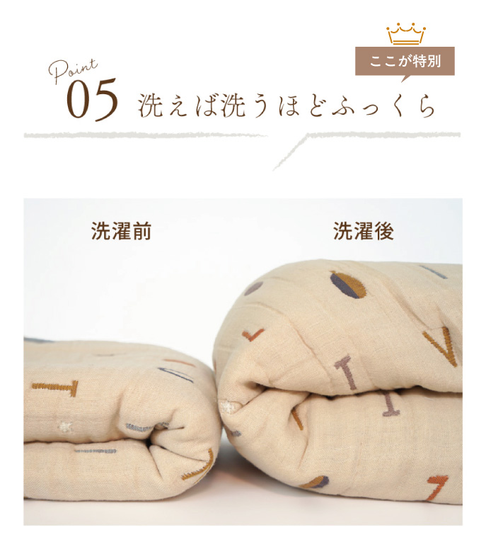 コットンウール 洗えば洗うほどふっくら