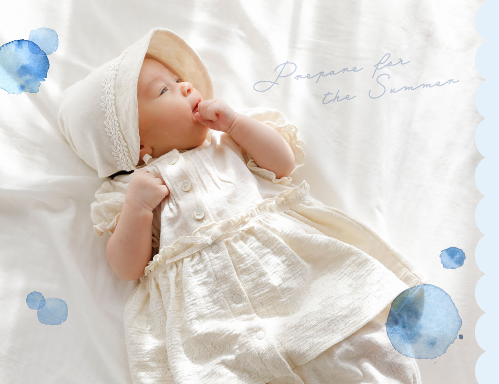6月・7月・8月生まれにおすすめの出産準備品 ベビー服　ベビー寝具