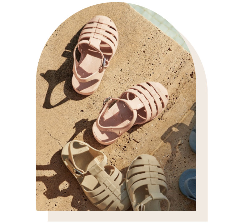 ベビー水着　サンダル