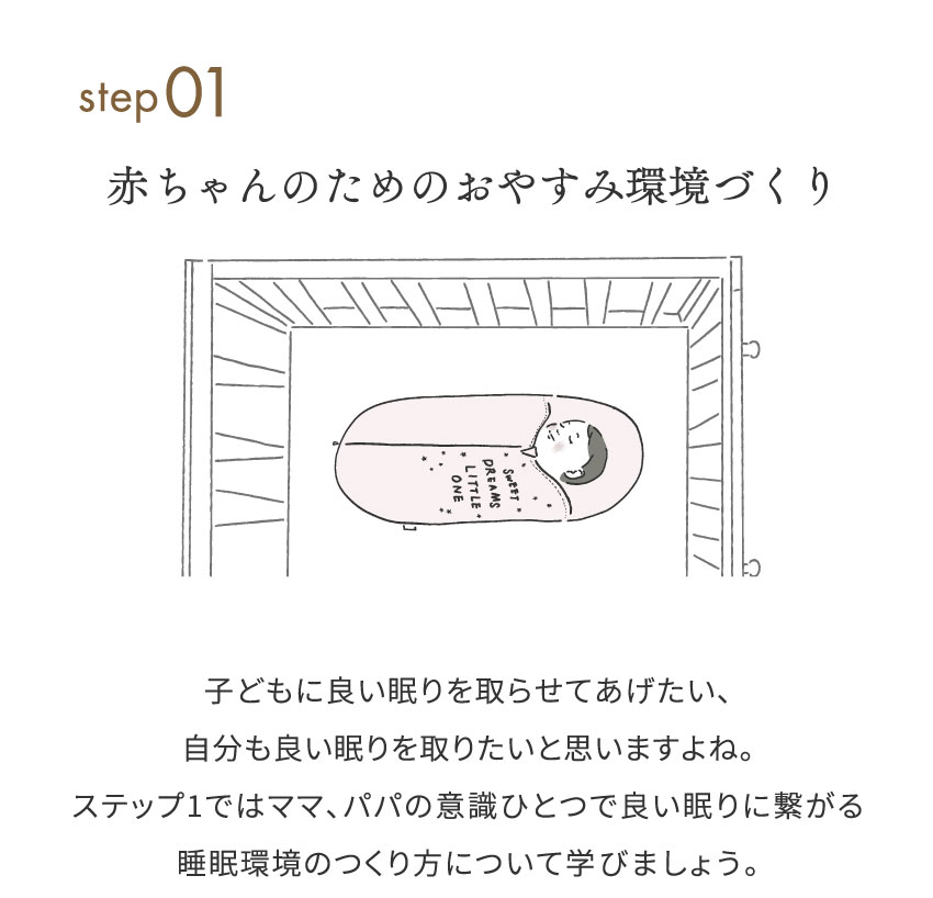 ねんねトレーニングでセルフネンネ